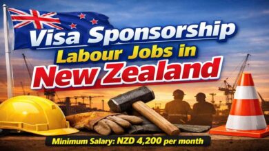 Visa Sponsorship Labour Jobs in New Zealand