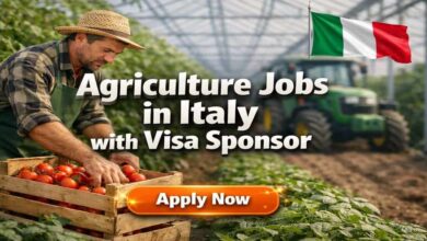 Agriculture Jobs in Italy with Visa Sponsor