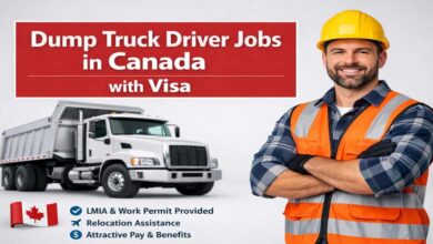 Dump Truck Driver Jobs in Canada with Visa