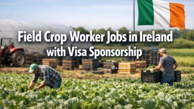 Field Crop Worker Jobs in Ireland with Visa Sponsorship