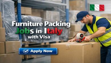 Furniture Packing Jobs in Italy with Visa