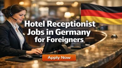 Hotel Receptionist Jobs in Germany for Foreigners