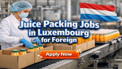 Juice Packing Jobs in Luxembourg for Foreigners
