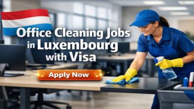 Office Cleaning Jobs in Luxembourg with Visa