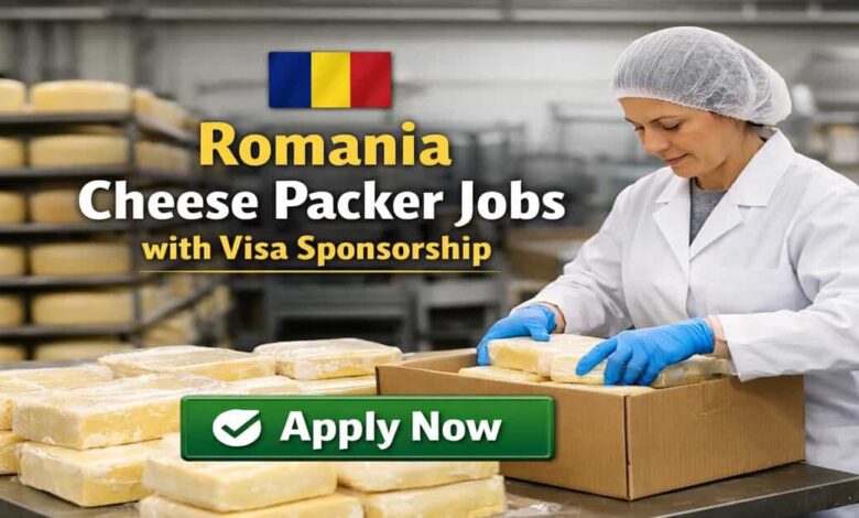 Romania Cheese Packer Jobs with Visa Sponsorship