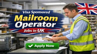 Visa Sponsored Mailroom Operator Jobs in UK