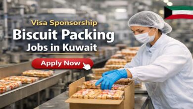 Visa Sponsorship Biscuit Packing Jobs in Kuwait