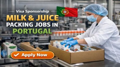 Visa Sponsorship Milk & Juice Packing Jobs in Portugal