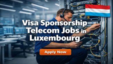 Visa Sponsorship Telecom Jobs in Luxembourg