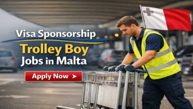 Visa Sponsorship Trolley Boy Jobs in Malta