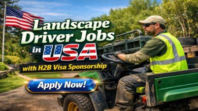 Landscape Driver Jobs in USA with H2B Visa Sponsorship