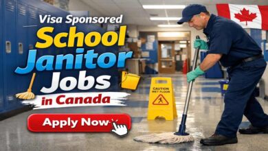 Visa Sponsored School Janitor Jobs in Canada