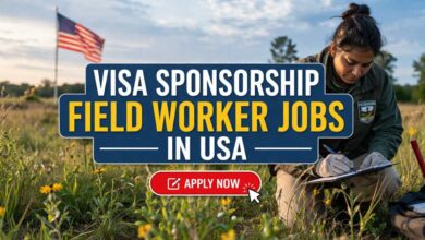 Visa Sponsorship Field Worker Jobs in USA