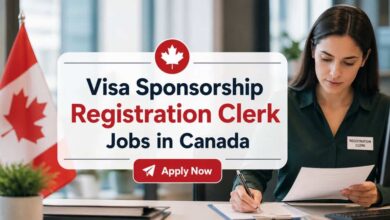 Visa Sponsorship Registration Clerk Jobs in Canada