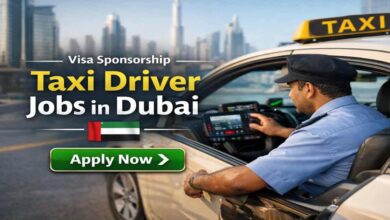 Visa Sponsorship Taxi Driver Jobs in Dubai