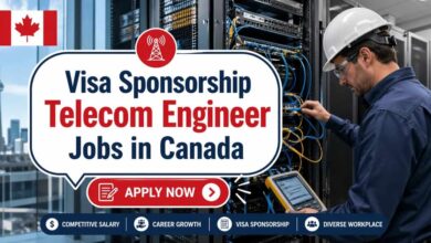 Visa Sponsorship Telecom Engineer Jobs in Canada