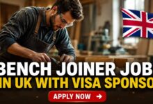 Bench Joiner Jobs in UK with Visa Sponsor