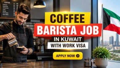 Coffee Barista Job in Kuwait with Work Visa