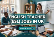 English Teacher (ESL) Jobs in UK