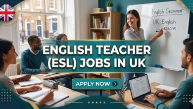 English Teacher (ESL) Jobs in UK