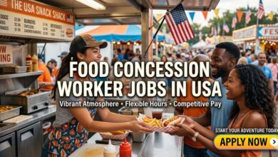 Food Concession Worker Jobs in USA