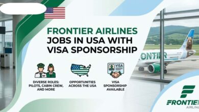 Frontier Airlines Jobs in USA with Visa Sponsorship