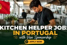 Kitchen Helper Jobs in Portugal with Visa Sponsorship