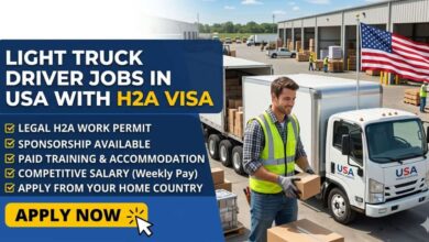 Light Truck Driver Jobs in USA with H2A Visa
