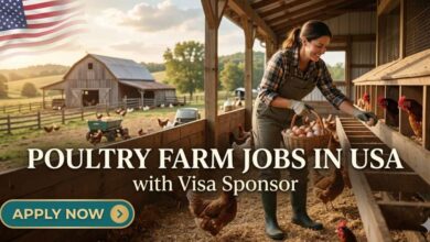 Poultry Farm Jobs in USA with Visa Sponsor