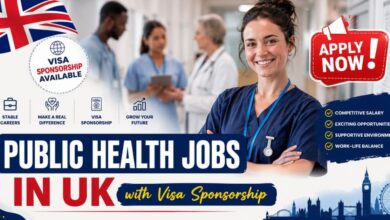 Public Health Jobs in UK with Visa Sponsorship