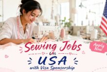 Sewing Jobs in USA with Visa Sponsorship