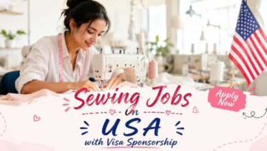 Sewing Jobs in USA with Visa Sponsorship