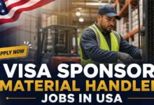 Visa Sponsor Material Handler Jobs in USA