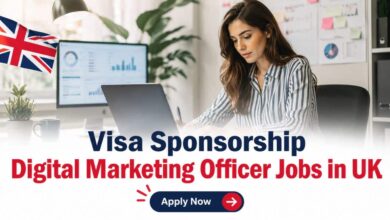 Visa Sponsorship Digital Marketing Officer Jobs in UK