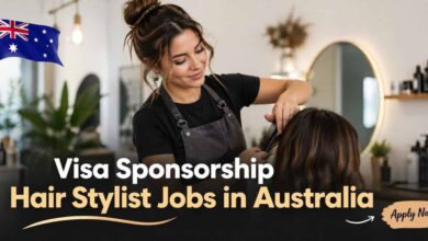 Visa Sponsorship Hair Stylist Jobs in Australia
