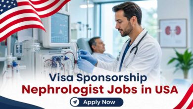 Visa Sponsorship Nephrologist Jobs in USA
