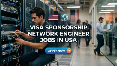 Visa Sponsorship Network Engineer Jobs in USA