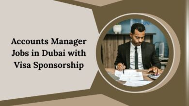 Accounts Manager Jobs in Dubai with Visa Sponsorship