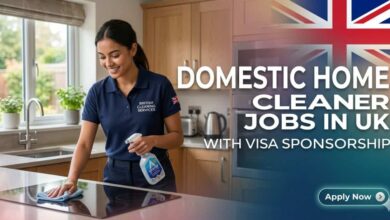 Domestic Home Cleaner Jobs in UK with Visa