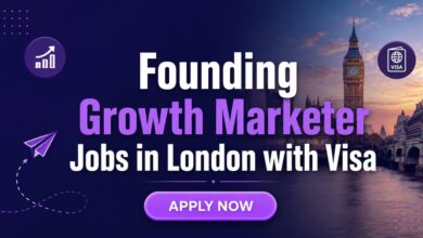 Founding Growth Marketer Jobs in London with Visa