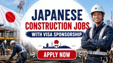 Japanese Construction Jobs with Visa Sponsorship