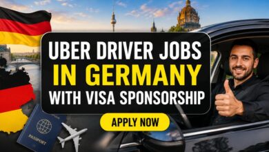 Uber Driver Jobs in Germany with Visa Sponsorship