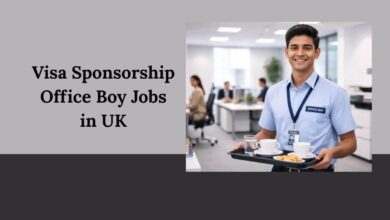 Visa Sponsorship Office Boy Jobs in UK