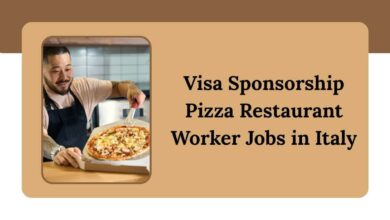 Visa Sponsorship Pizza Restaurant Worker Jobs in Italy