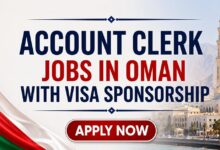 Account Clerk Jobs in Oman with Visa Sponsorship