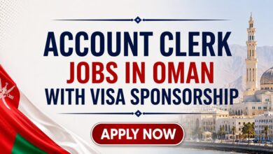 Account Clerk Jobs in Oman with Visa Sponsorship