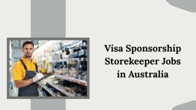 Visa Sponsorship Storekeeper Jobs in Australia